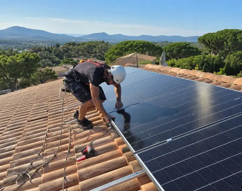 Installateur panneaux solaires Merlevenez — pose photovoltaïque sur toiture