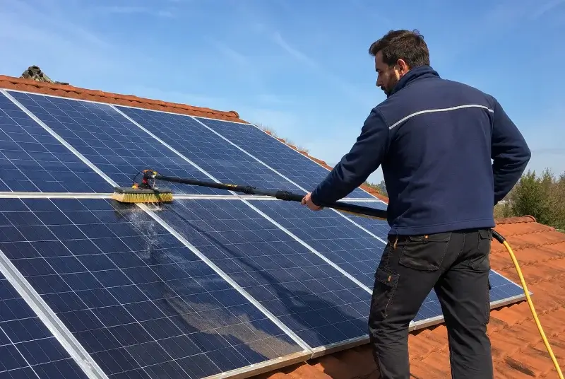 Nettoyage et entretien de panneaux solaires à Merlevenez